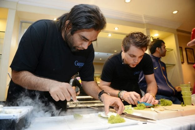El chef Gaggan Anand es uno de los referentes de la cocina india y estará en Gastronomika. :: L.R.