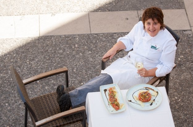 Laura Suescun, cocinera de la Taberna de la Cuarta Esquina de Calahorra.