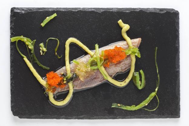 Uno de los pinchos que se han presentado al concurso. /Rafael Lafuente
