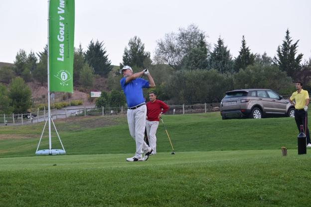 Una edición anterior de la Liga de Golf y Vino. :/Miguel Herreros