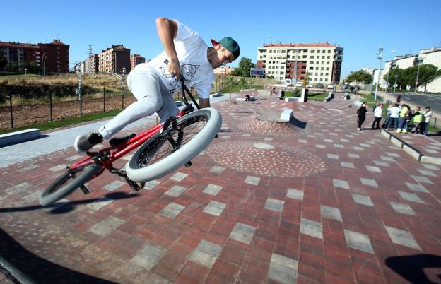 El parque de patinaje de Logroño en una imagen de archivo