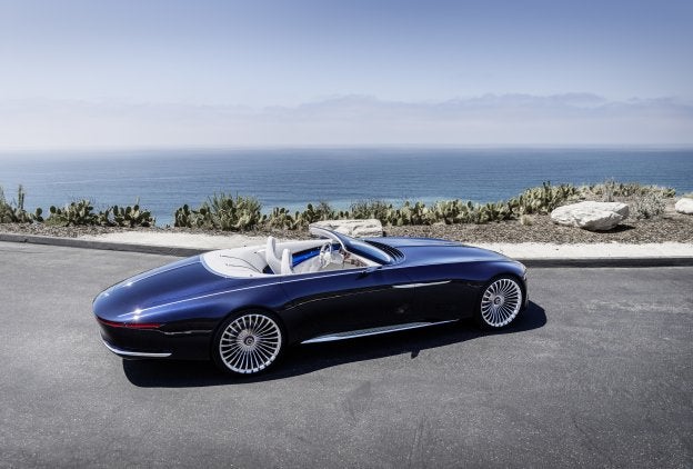 El nuevo prototipo de Mercedes cuenta con cierto aire retro en sus líneas.