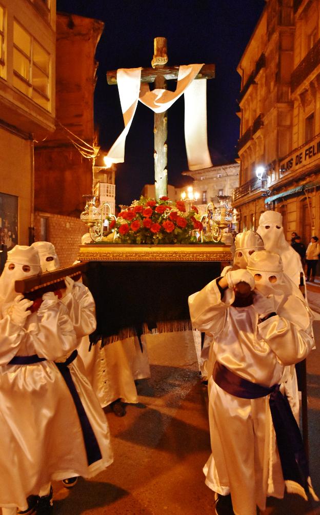 Uno de los nuevos pasos de la Semana Santa de Haro. :: L.R./