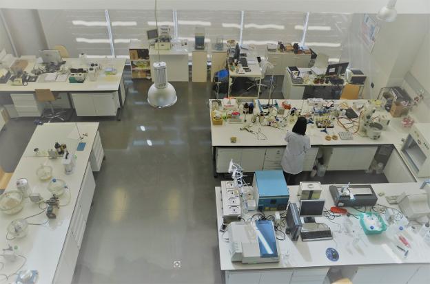 Las instalaciones del Centro Tecnológico del Calzado cuentan con laboratorios, como el químico, dotados con la última maquinaria. :: CTCR/
