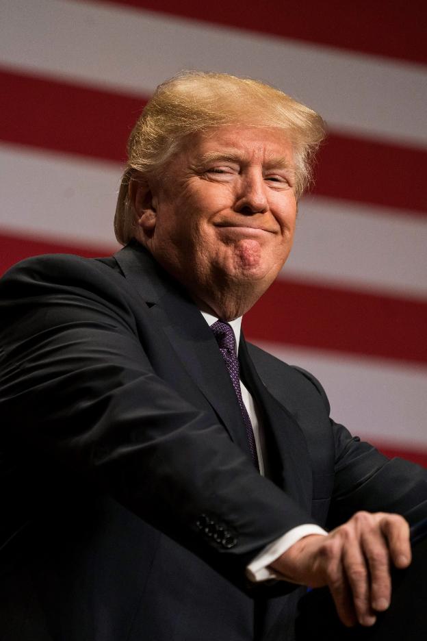 Donald Trump, durante un discurso en Washington, el pasado diciembre. :: Jim Lo Scalzo/ efe/