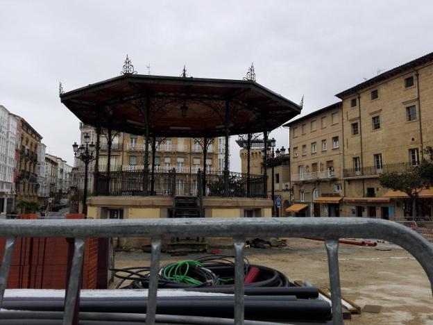 El Consistorio asegura que las obras finalizarán, en cualquier caso, antes de Semana Santa. :: J.L./