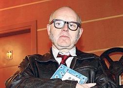 Santiago Aguilar presentó ayer en Logroño 'De buen humor'. :: J. MARÍN/