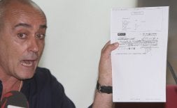 Javier Sánchez, en una comparecencia de prensa en Logroño. /J. MARÍN/