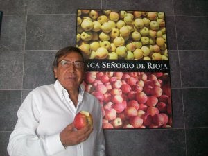 Raúl Sanz, propietario de la empresa 'Señorío de Rioja'. ::
SANDA/