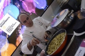 Ignacio Echapresto representa a la cocina riojana en Millesime 2011. ::
NEWSPHOTOPRESS/