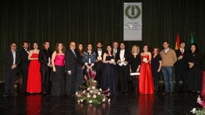 Entrega de premios del certamen, ayer por la tarde en el Auditorio. ::
DÍAZ URIEL/
