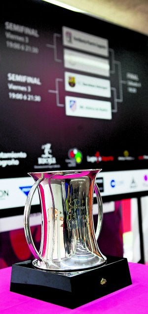 La Copa del Rey de balonmano, el viernes, durante el sorteo de emparejamientos. ::
S. T./