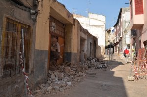 Trabajos de demolición del inmueble. :: I. ÁLVAREZ/