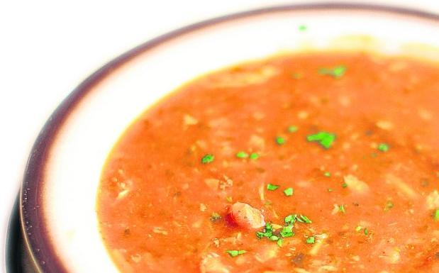 Sopa con mucho fundamento