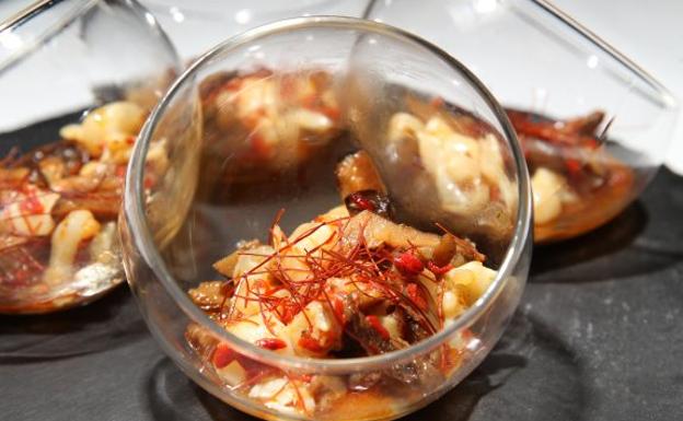 Los callos de bacalao en el Don Chufo