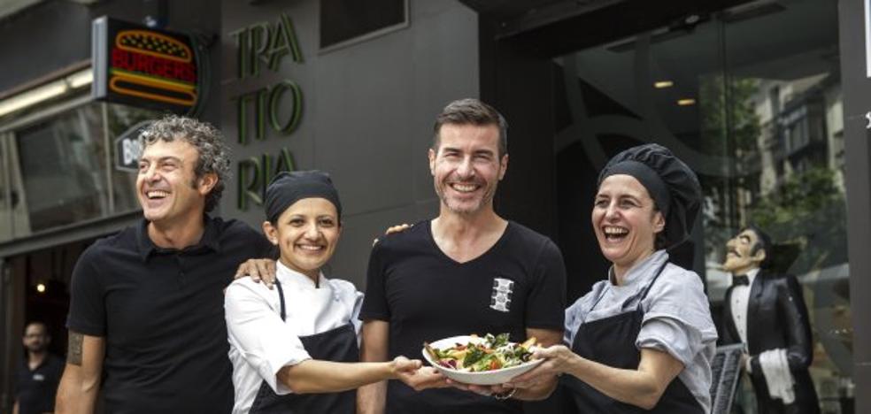 La panzanella de la Toscana, en la Trattoria