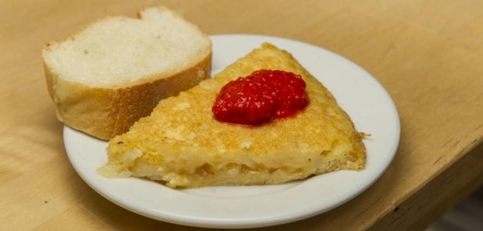 La tortilla de patatas de La Travesía