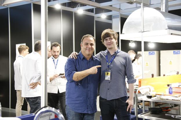 En el puente con el Chef del Mar