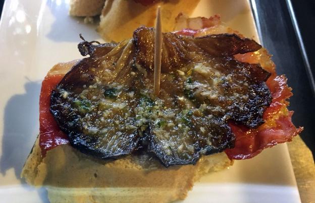 Un pincho tradicional en el Boffi