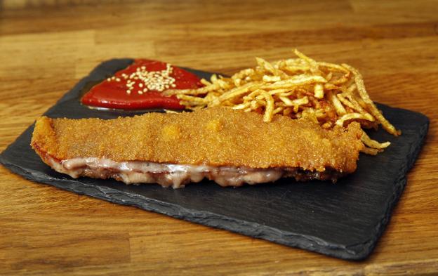 Un cachopo con sabor y tacto