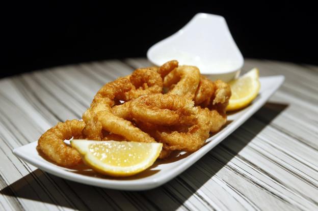 Calamares con sorpresa cervecera