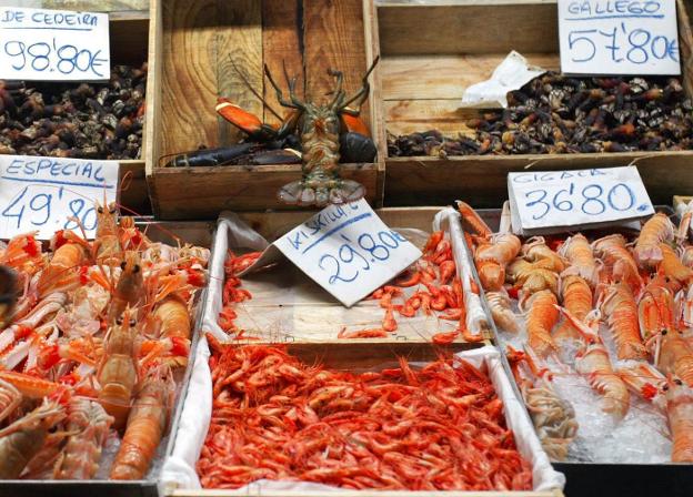 Frutos del mar que llegan hasta el plato