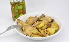 La receta de hoy de Javier Romero: pollo guisado con patatas