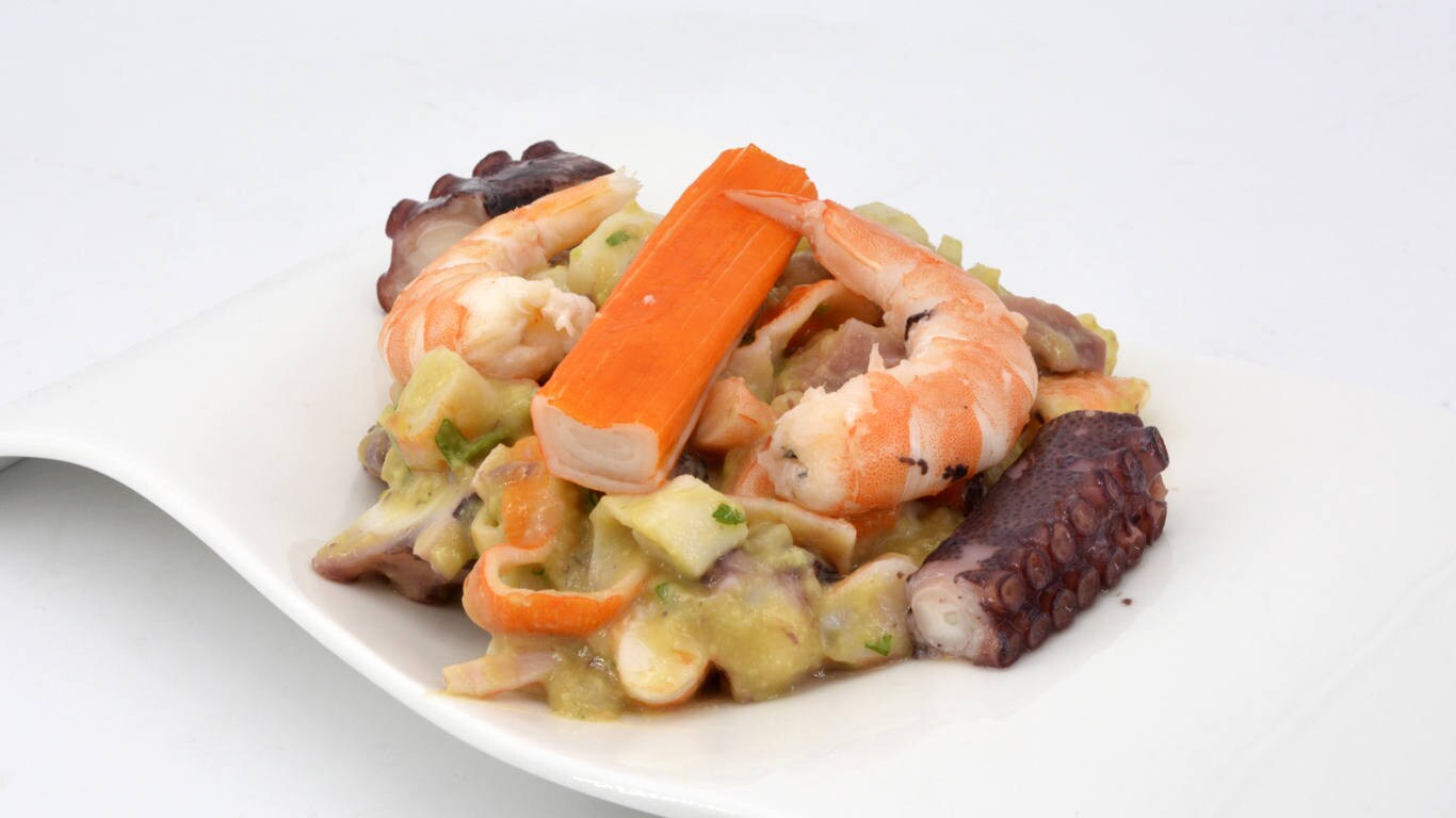 La receta de hoy de Javier Romero: salpicón de marisco y guacamole