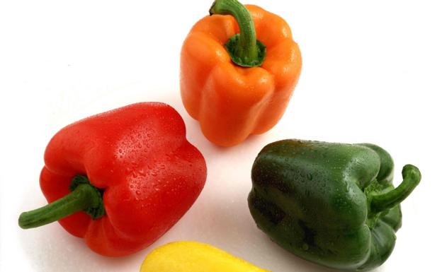 Pimientos a la vista