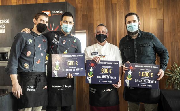 El Quizal, de Autol, logra el Delantal de Oro del XIX Concurso de Pinchos de La Rioja