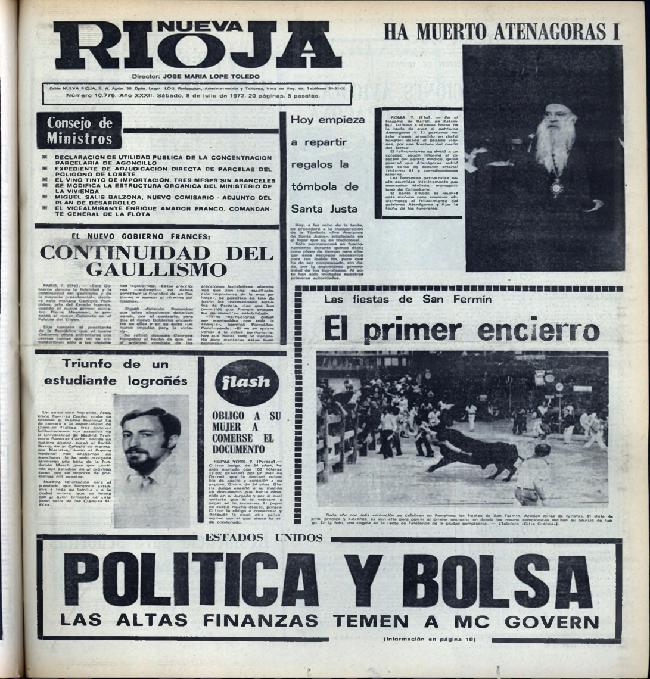 TAL DÍA COMO HOY en 1972