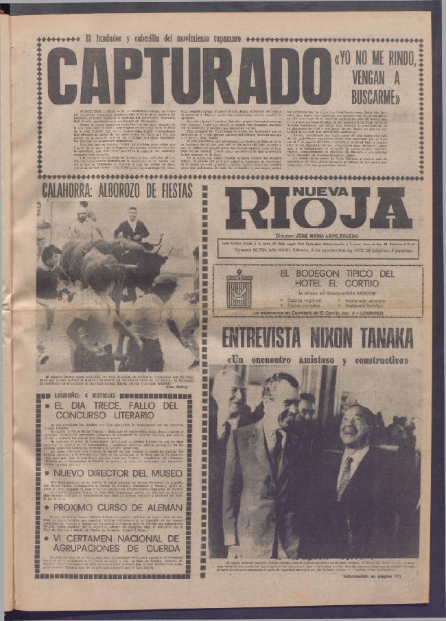 TAL DÍA COMO HOY en 1972