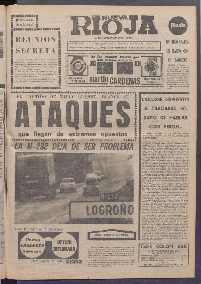 TAL DÍA COMO HOY en 1972