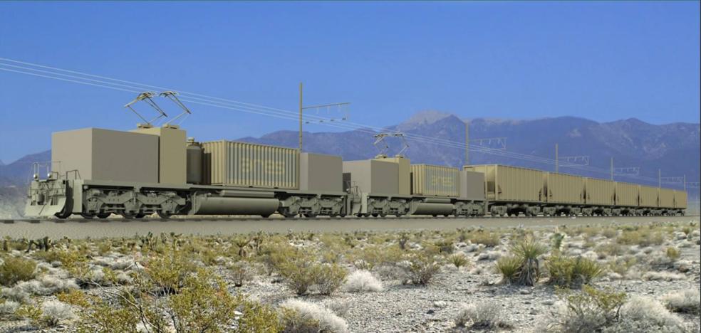 Trenes batería que logran encender la luz de las casas