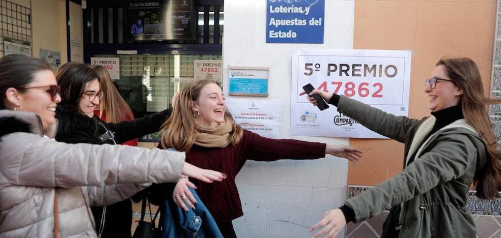 Los quintos premios, los más madrugadores del sorteo de Navidad