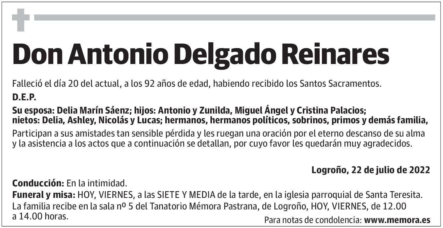 Don Antonio Delgado Reinares