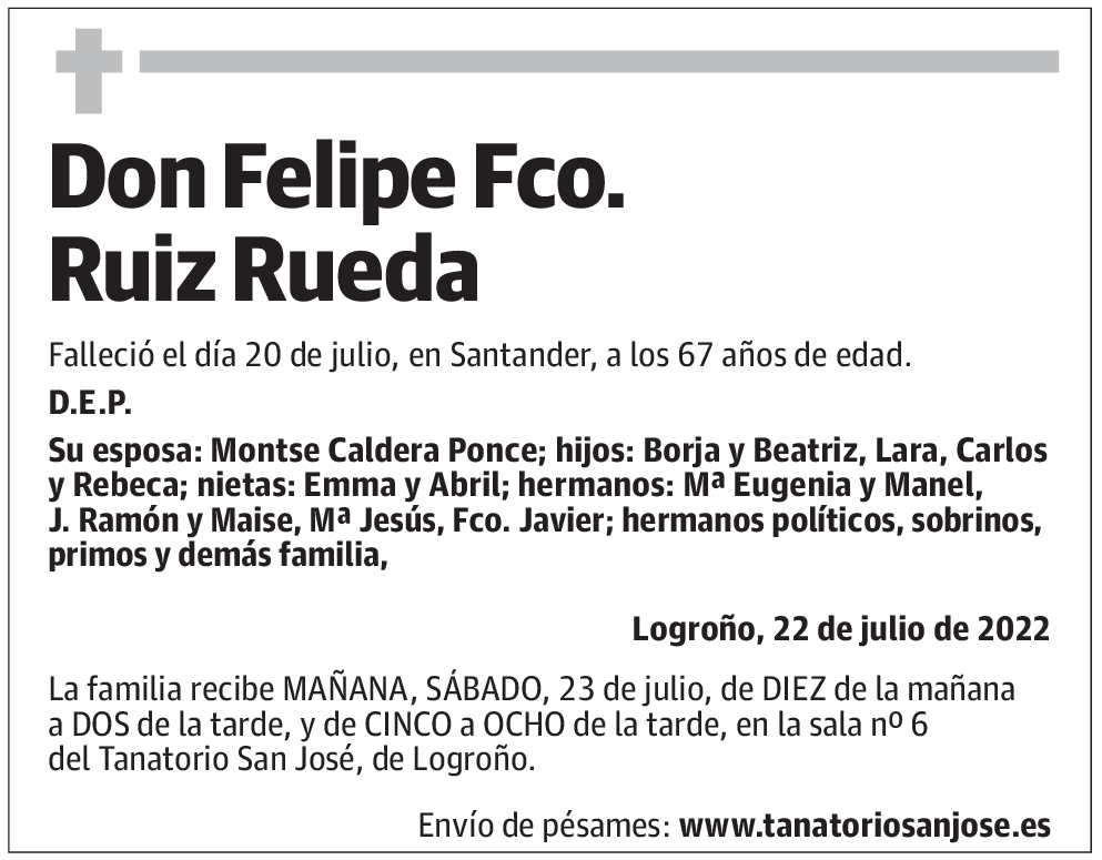 Don Felipe Fco. Ruiz Rueda