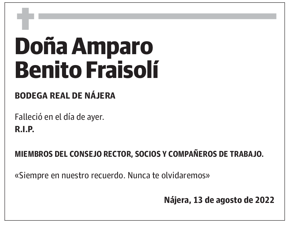 Amparo Benito Fraisolí