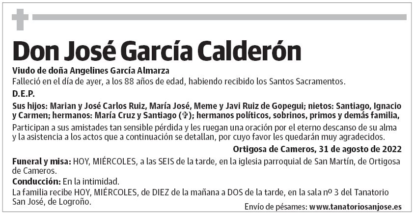 Don José García Calderón