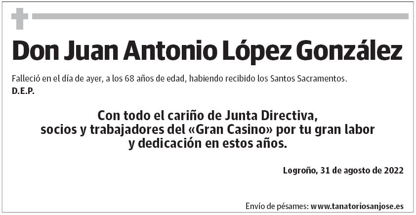 Don Juan Antonio López González