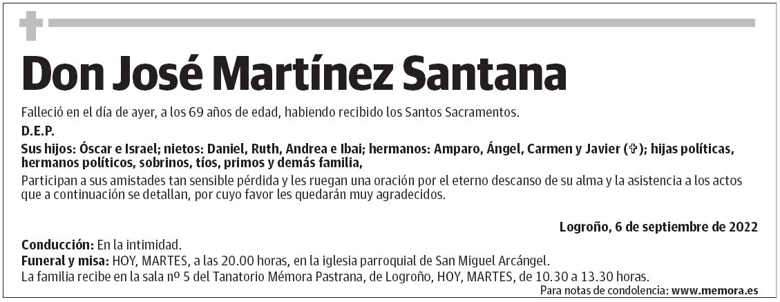 Don José Martínez Santana