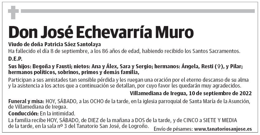 Don José Echevarría Muro
