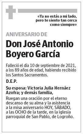 Don José Antonio Boyero García