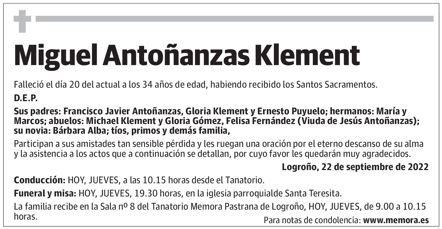 Miguel Antoñanzas Klement