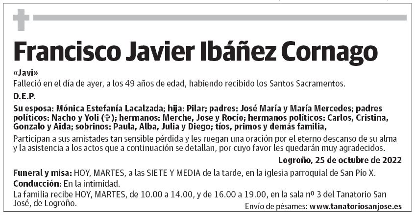 Francisco Javier Ibáñez Cornago
