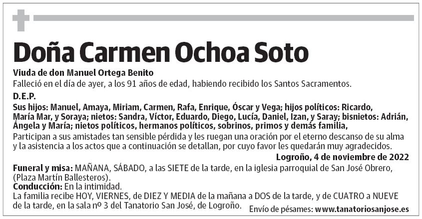 Doña Carmen Ochoa Soto