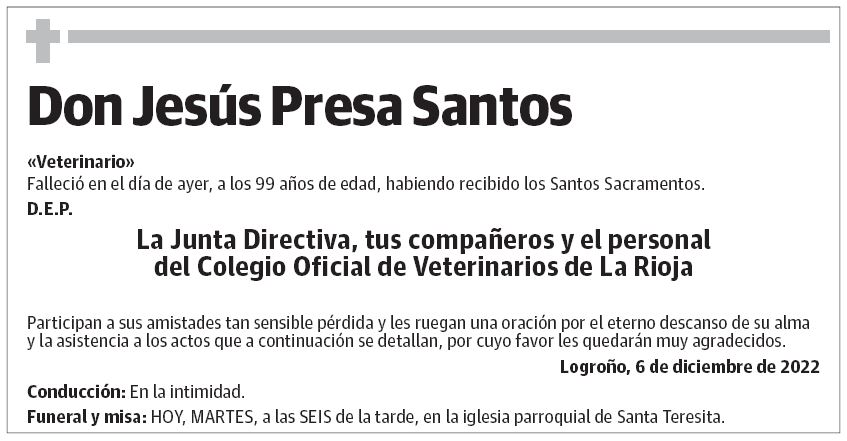 Don Jesús Presa Santos