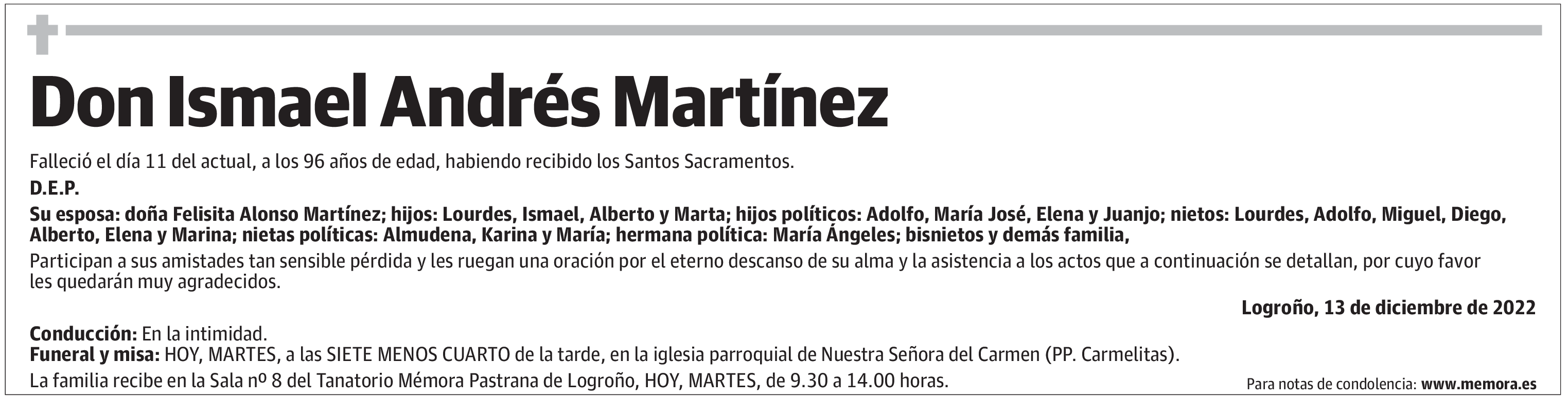 Don Ismael Andrés Martínez