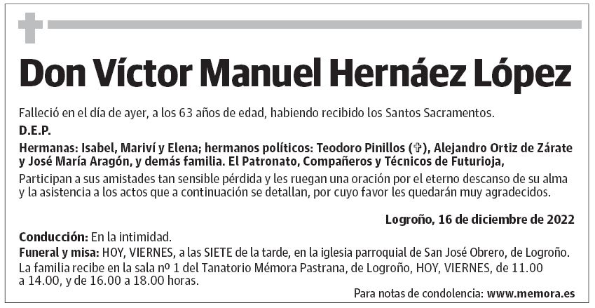 Don Víctor Manuel Hernáez López