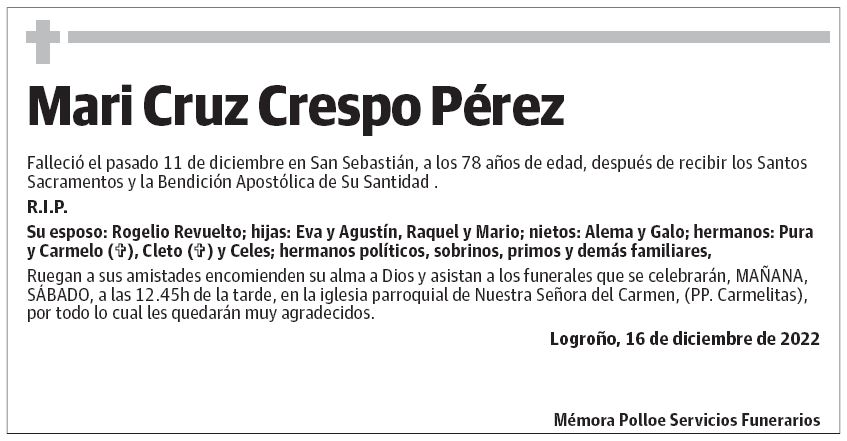 Mari Cruz Crespo Pérez